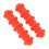 Gummibogenschnur-Schockabsorber für Compoundbogen, Rot, 38x9mm 16