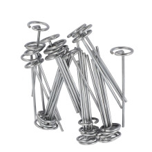 30pcs Galvanized Steel Landscape Pins, 102mm G-Shaped Stakes