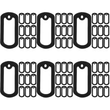 72Stk Military Dog Tag Cover Aus Silikon, Geräuschlose Schutzhülle