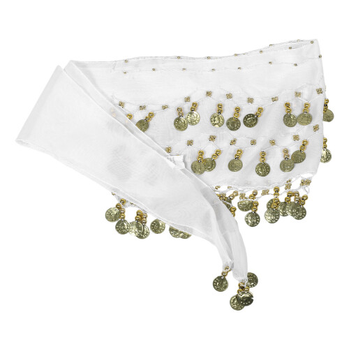 3Pièces Accessoire Danse Ceinture 72 Monnaies Élégante 1