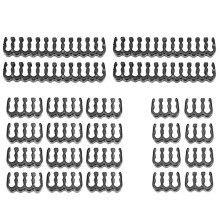 24PZ / Lot PC Motherboard 24Pin 8Pin 6Pin Pettine per Computer Senza Manicotto Fino A 3,4 Mm Nero