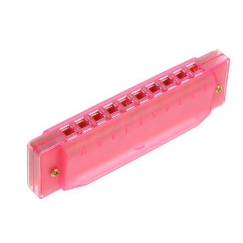 Harmonica Enfant Rouge ABS Débutant Instrument Musical Portable