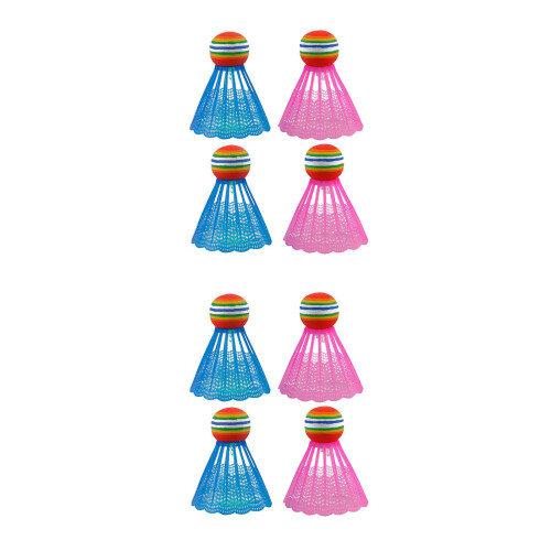8Pièces Volants De Badminton LED Nylon Durable Pour Jeu De