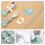 1Ensemble Ensemble Cuillères Enfant Vert Silicone Anti-Dérapant 5