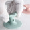 1Ensemble Ensemble Cuillères Enfant Vert Silicone Anti-Dérapant 9