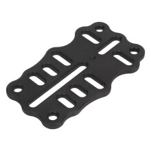 Schienenerweiterung für den Oberschenkel, schwarzes Nylon, Schnellverschluss-System-Kit
