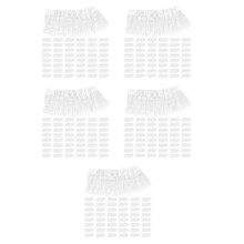 2500Pcs White Waterproof Disposable Ear Covers for Shower Hair Dye Spa