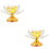 2Pcs Lotus Tea Light Holder Crystal Candlestick for Buddha 6