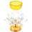 2Pcs Lotus Tea Light Holder Crystal Candlestick for Buddha 8