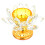 2Pcs Lotus Tea Light Holder Crystal Candlestick for Buddha 9