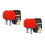 2Ensembles Raquettes De Pingpong Tout Usage Avec Multicolores 1