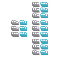 24Pcs Assorted Color Pet Hair Remover Brush Double-Sided Lint
