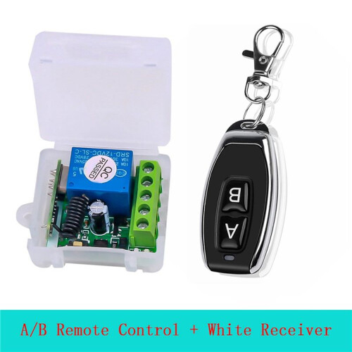 5X  12V Single Channel Relay Module Universal Wireless  RF Relay Receiver + 2 CH Remote Controller 1