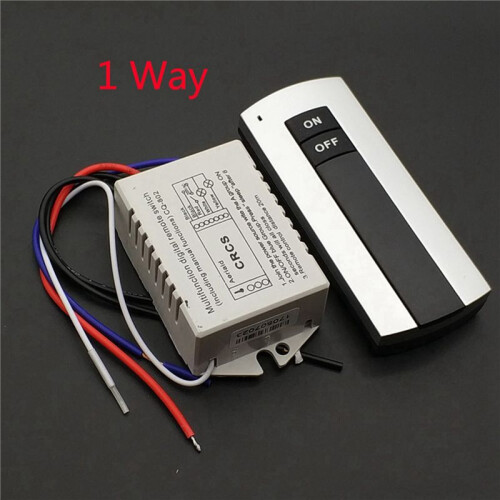 3X 1 Way /OFF 220V Wireless Remote Control  Digital Remote Control  for Lamp & Light HT035 1