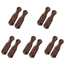 10Pièces Pilon Bois Poli Manche Confortable Pour Cuisine Épices