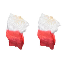 2Pcs Colorful Folding Fans for Dance Lightweight Durable Hand Fans