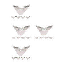 20Pcs Stainless Steel Kettle Spout Covers Silver Anti-Splash Water Lid
