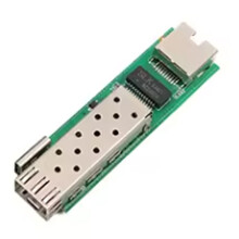 RPOE 1.25G Media Converter SFP Transceiver Module 5V Type-C Ingang 1 SFP Slot 1 RJ45 Ethernet SFP Glasvezel ,A