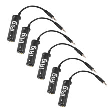 IRig 6 Stuks Guitar Link Audio Interface Kabel Rig Adapter Converter Systeem voor Telefoon / voor  Nieuwe Groothandelsverkoop