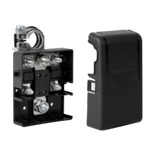 32 V 400 A Auto-Batterieverteilerklemmen mit Schnellverschluss und Sicherung für Allradfahrzeuge und Wohnwagen, Schwarz
