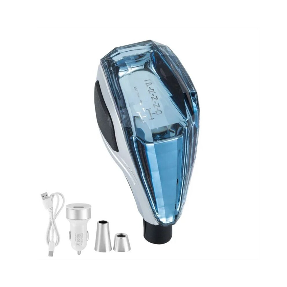 Car Crystal Universal Modified Gear Shift Knob Lever Handball Multicolor Led Car Modified Automatic Shift Knob Light 6031300687442