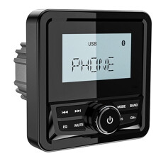 Båtradiosystem Mediaspelare Fyrkantig Marinradio/Högtalare/FM AM-Antenn Vattentät MP3-Radio