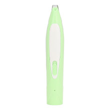 Electric Pet Paw Trimmer LED Light Safe Grooming Clippers for Dogs Cats Green