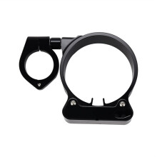 Motorrad-Seitenmessgeräthalterung, Seitliche Instrumentenhalterung für -Davidson XL883/1200C/N/L/R X48, Schwarz