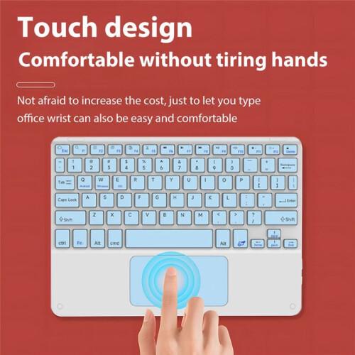 10Inches Touchpad  Keyboard and Wireless Mouse Combo Kit for Mobile Phones and Tablets 1