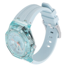 Kids Waterproof Luminous Quartz Sport Watch, Blue, 52.7mm Dial