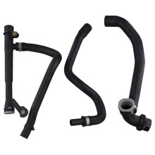 3PCS Oil Cooler Outlet Hose Bottom to Water Pump for  LR2  Radiator Pipe LR005563 LR005564 LR005566
