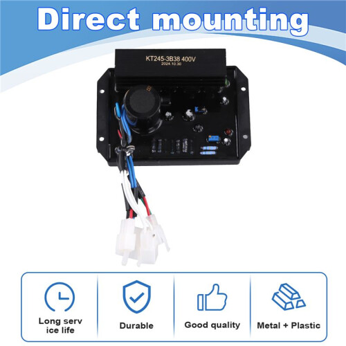 KT245-3B38 AVR Automatic Voltage Regulator Control Module Three Phase Brush Brushless Generator Stabilizer 8-15KW 2