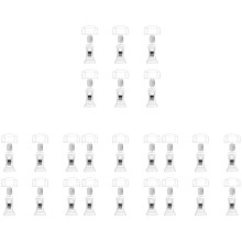 24Pièces Clips Transparent Pour Affichage De Prix En Robuste