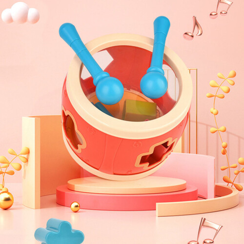 2Sets Kindertrommels Muziekinstrument Educatie Fun 2