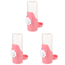 3Pièces Distributeur Automatique D'eau Rose Suspendu Pour Petit Animal