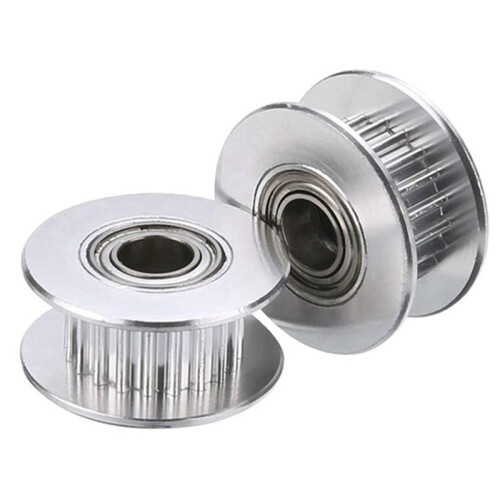 2X 3D Printer Idler GT2 20 Tooth Synchronous Pulley Inner Hole 5mm Width 6mm Suitable for VzBoT 3D Printer 2