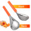 5Pcs Stainless Steel Pumpkin Core Removers Orange Manual Kitchen Tools 8