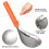5Pcs Stainless Steel Pumpkin Core Removers Orange Manual Kitchen Tools 9