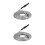 2Pcs Silver Water Hose Garden Use Stainless Steel Outer Layer Durable 7