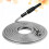 2Pcs Silver Water Hose Garden Use Stainless Steel Outer Layer Durable 9