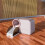 Cat Litter Ramp with Drawer Baffles Adjustable Height Elevated Litter Box Step Stool Anti Tracking Easy to Clean 5