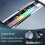 USB Hub for  Model Y Juniper Model 3 Highland 2025, RGB Light Docking Station Multi  Retractable Cable Charger 9
