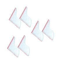 3Pairs Acrylic Bathroom Splash Guard Green Self-Adhesive Water Barrier