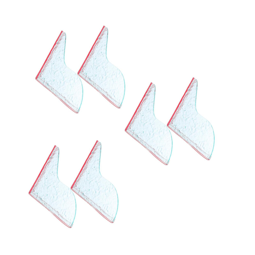 3Pairs Acrylic Bathroom Splash Guard Green Self-Adhesive Water Barrier 3701027340885