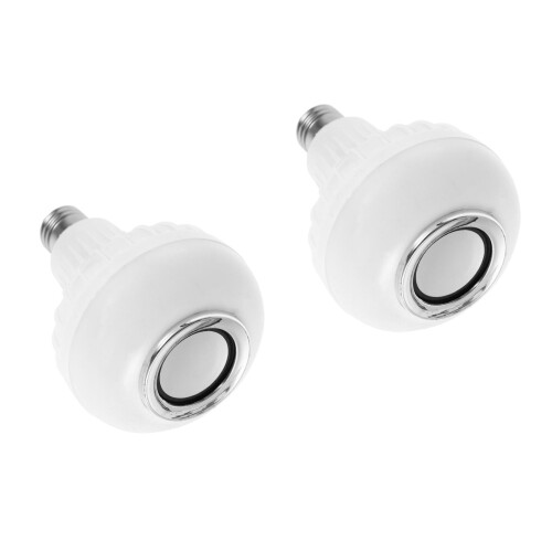 LED Light Bulb Speaker Smart Multicolor Dimmable White Lamp
