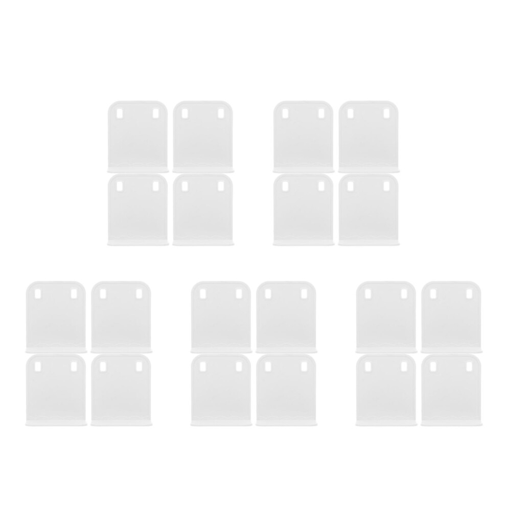 20Pcs Abs Playpen Stabilizer Clips Home Safety Anti-Slip Support White Vaguelly