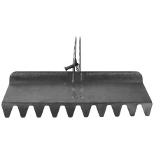 Accessoire Râteau Pour Cultivateur Noir Niveau Terrain