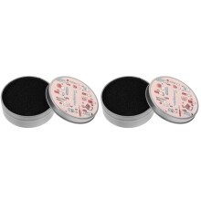 2Sets Makeup Brush Cleaner with Color Remover Sponge for Travel Use