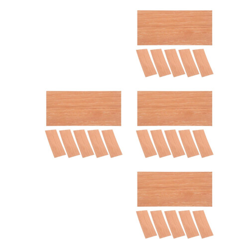24Pièces Diviseurs En Cèdre Naturel Pour Boîte À 1