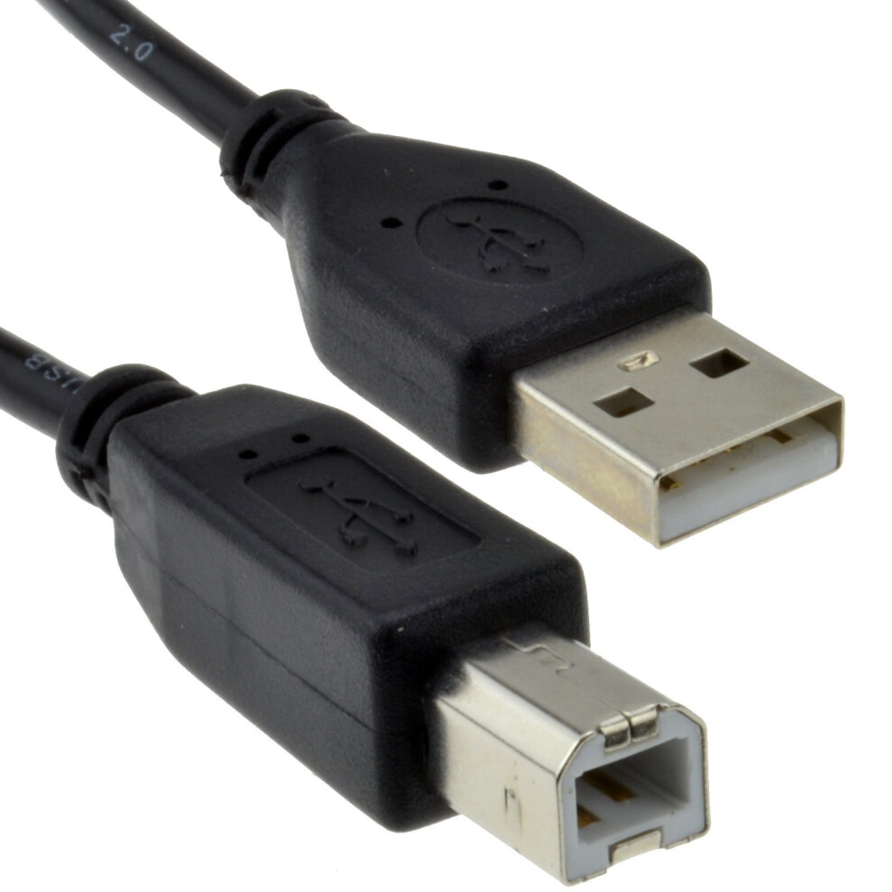 Kenable Usb 2.0 24Awg High Speed Cable Printer Lead A To B 1M Black
